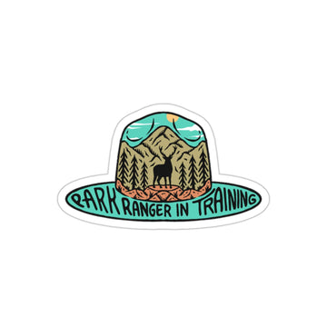 Park Ranger in Training National Park Vinyl Sticker Waterproof
