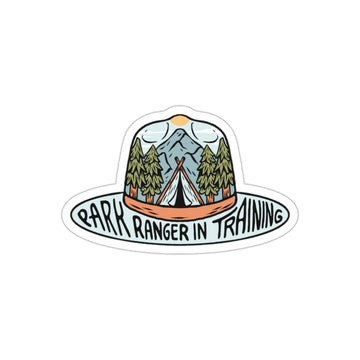 Park Ranger in Training National Park Vinyl Sticker Waterproof - Onyx Outfitters